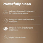 ATTITUDE Liquid Fabric Softener, Natural Origin Ingredients, For White and Colored Clothing, Deodorizes, Gentle on Delicate Skin, Lemon & Rosewood, 38 Loads, 32 Fl Oz