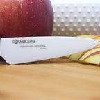 KYOCERA Revolution Series 3-inch Ceramic Paring Knife, Pink Handle, White Blade