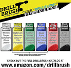 Drill Brush Power Scrubber Attachment Set for Bathroom, Toilet, Tile, Floor, Shower, Bath Tub - Rotary Shower Cleaner Brush for Cordless Drill – Spin Cleaning Bathroom Accessories Set by Drillbrush