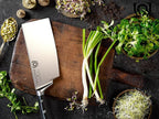 Dalstrong 7" Butcher Meat Cleaver Knife-Gladiator Series-Razor Sharp - Forged High Carbon German Steel Giftable Kitchen Knife - Black Handle-w/Sheath- NSF Certified