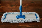 Zflow 18" Microfiber Dust Mop Pads 2-Pack - Premium Commercial Grade Washable Pads (18", Blue)