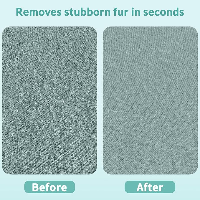 Pet Hair Remover Carpet x2 & Lint Root Cleaner Pro Pet Hair Remover by LINTPLUS,Special Pet Hair Removal Tool Multi Fabric Edge and Carpet Rake for Couch, Pet Towers and Rugs