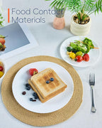 7.5 inch Salad Appetizer Plate Set of 6, Opal Glass Light and Durable Geometric Faceted Small White Plates for Dessert, Kitchen, Dishwasher and Microwave Safe