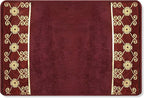 Zahari Home Elegant Rose Classic Bathroom Rug Modern Bath Rug Luxury Contemporary Decor Beautiful Shower Mat Unique Design Stylish Bathroom Runner Rug Bath Shower Tub Décor