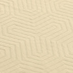 Threadmill Luxury Cotton Blankets for King Size Bed | All-Season Cozy 100% Cotton King Size Blanket | Aster Jacquard Soft & Lightweight Coverlet fits California King Size Bed, 104x92 | Vanilla Cream