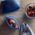 Stasher Premium Silicone Reusable Food Storage Bowl, Deep Ocean, Microwave, Sous Vide, Dishwasher, Oven and Freezer Safe, BPA Free, Leak-free, Eco-friendly, 2-Cup Bowl